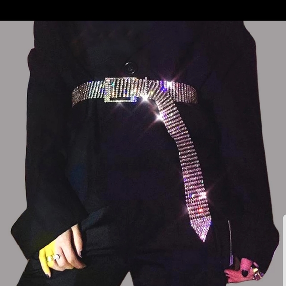 Rhinestone bling belt - Picture 2 of 8